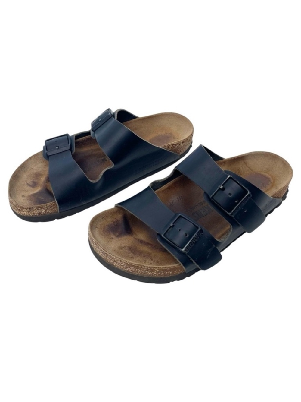 Birkenstock Arizona sandals leather buckle black 5.5